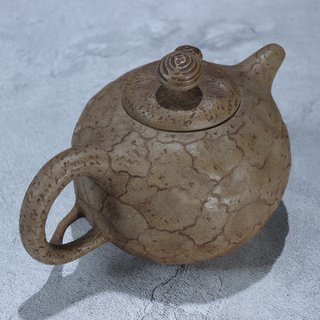 嘉庆|臻品 手工柴窑 地裂纹 紫砂壶