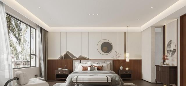 大宅就该选新中式,240上下两层,素雅精致,过几十年都不过时!