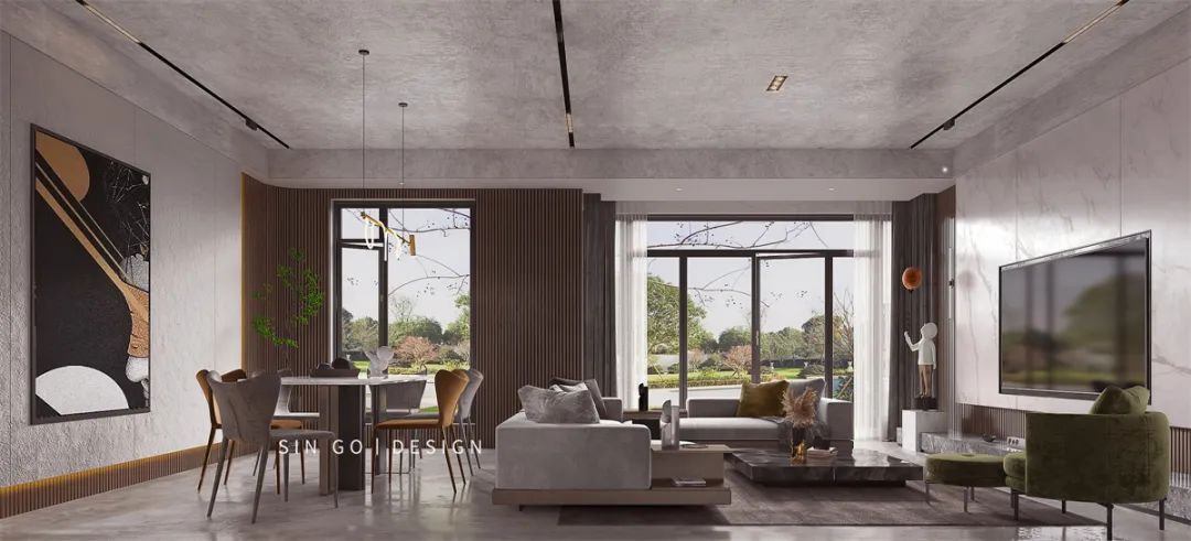 320平别墅装修案例 现代意式风格的审美