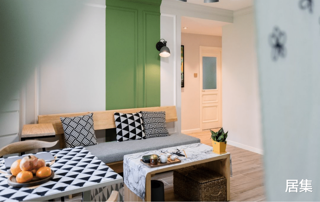 61平的旧房，改造后添加绿色，给空间带来绿意和生机