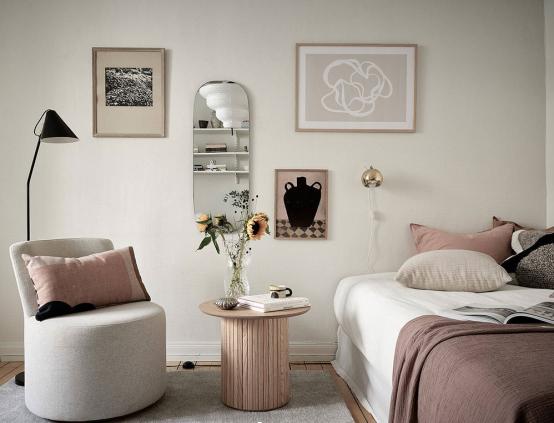 20几平的房子,客餐厨卧卫五大空间全都有,还精致得让人羡慕!