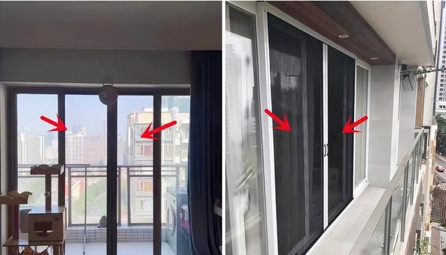 阳台不封也没关系,跟风在这装个纱门,蚊虫统统被阻绝于门外了!