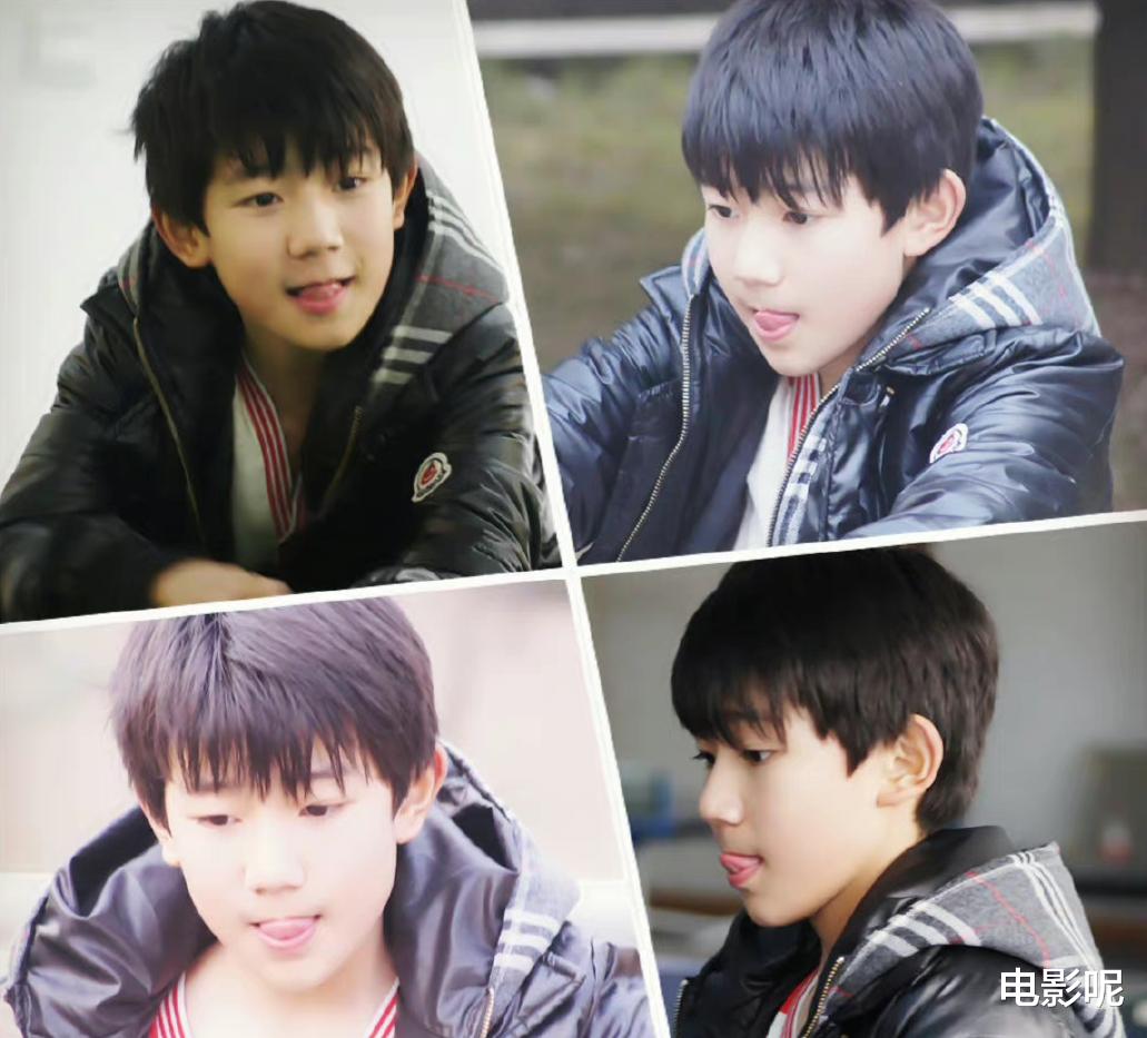 李斯丹妮|王源12岁罕见豹纹营业照,是还在换牙就出来工作的小童工呀