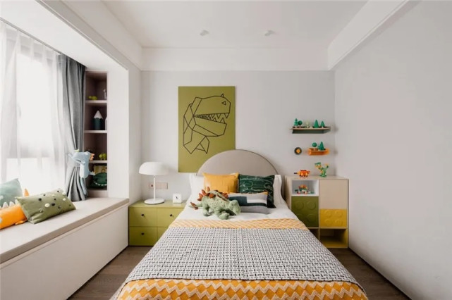 142平现代风三居室,粉色空间洋溢着青春的气息