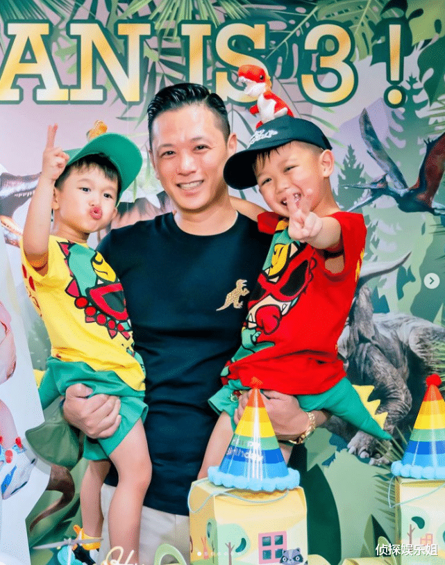 胡杏儿|胡杏儿庆祝二胎儿子满3岁,奕霖和哥哥捉蛇、玩蜘蛛,超勇敢