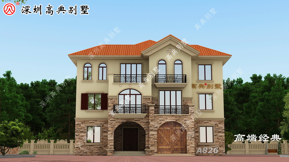 ?简约欧式两层半户型,在农村这么受欢迎,原来是这原因