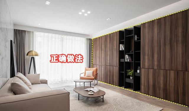 不能再犯傻了,打造柜体电视墙,3大原则不能忽视,装修小白看看