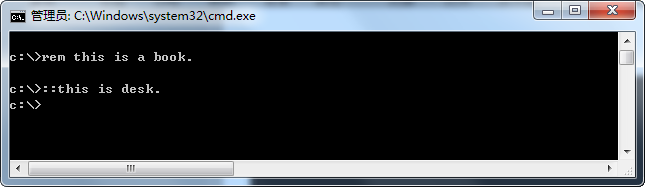 Windows|【WINDOWS / DOS 批处理】添加注释