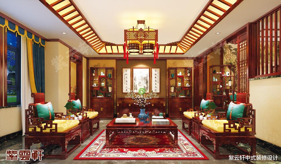 业主看到这套中式别墅说圆梦了,找到小时候老宅里的古韵味道了