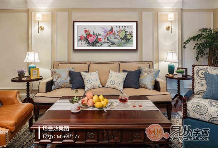 客厅应挂什么画,这样选,演绎居室不同的艺术经典