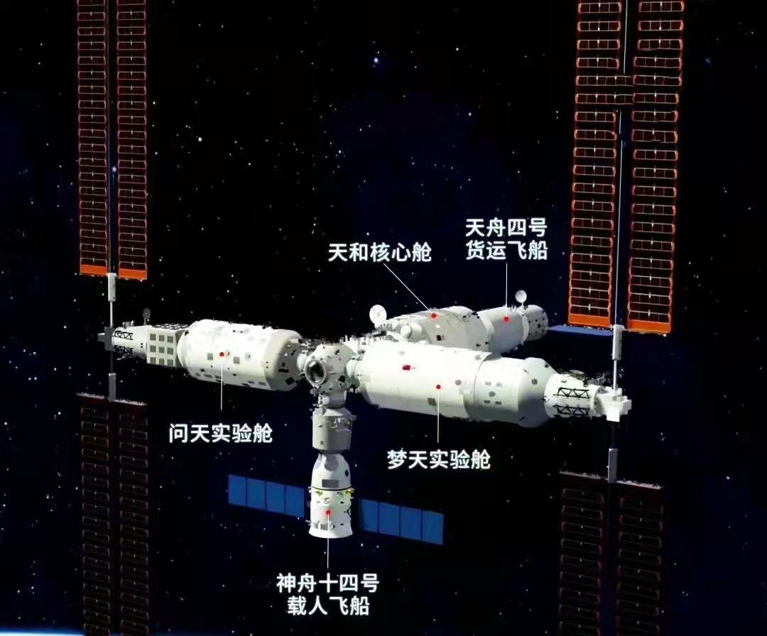 一简一乱,天宫空间站与国际空间站相差239吨,内部空间却差不多