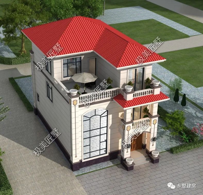 简简单单的幸福,都在这栋别墅里,占地8.5X13米百平如同拥有世界