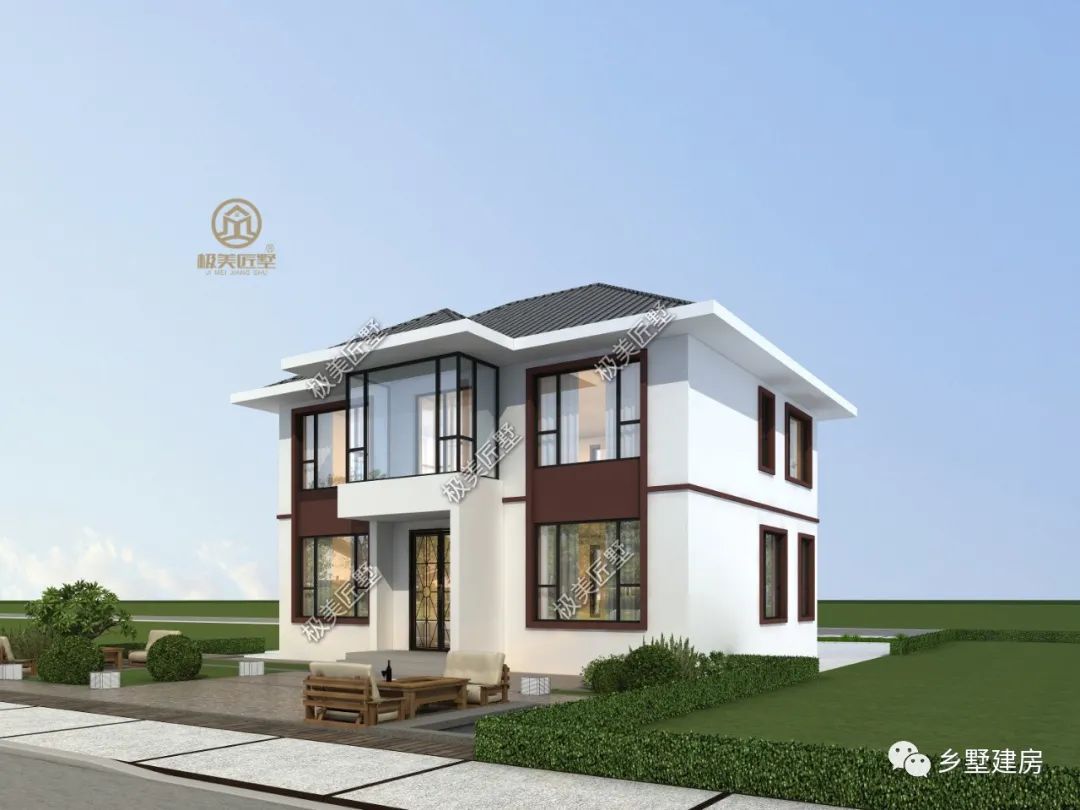 回村养老有了它,精致实用的二层小别墅,幸福指数满满