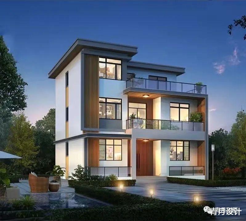 在乡下建一栋这样的现代别墅,是多少人梦寐以求的