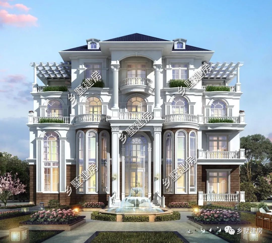 五款巴洛克风格别墅，别具一格的视觉体验，想要建房新颖就选它