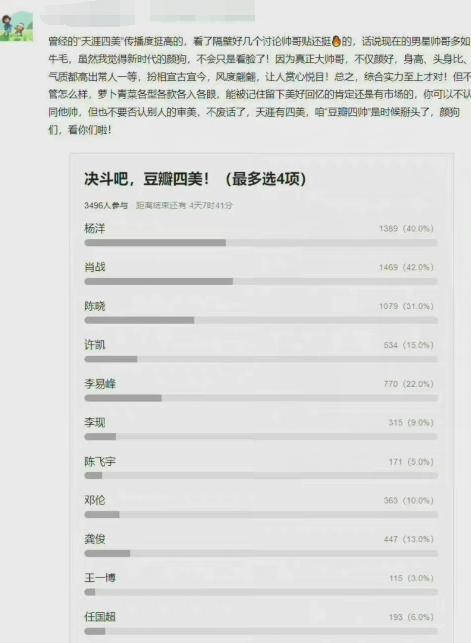 杨紫|杨紫赚了？《长相思》三位男主入选新的豆瓣四美，口碑也在逆转