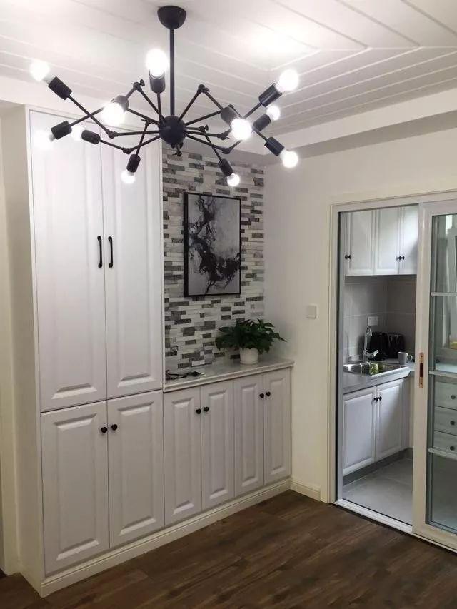 新房硬装完工,打扫干净格外漂亮,最满意全屋定制柜子!