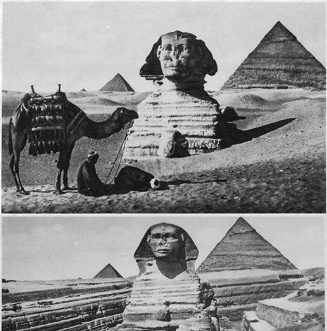 古镇|一组活久见的今昔对比照：世界著名景点100年前是什么样子？