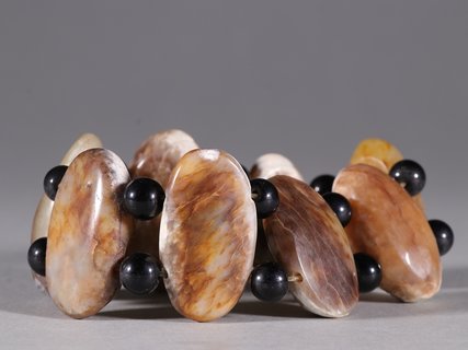 |旧藏【高古玉财神手串】