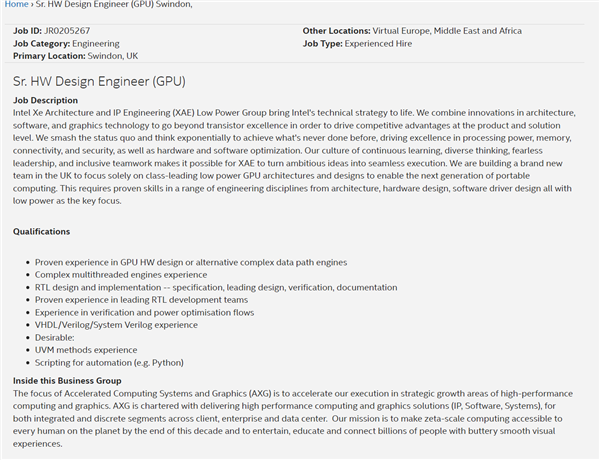 GPU|Intel准备在英国建立GPU工程团队:就在ARM旁边 更方便挖人