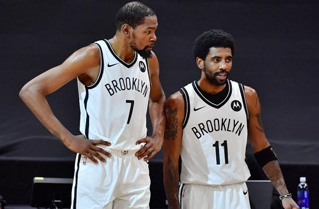 詹姆斯·哈登|56分+54分，NBA神级纪录诞生！杜兰特欧文哈登大帝，放手干吧！