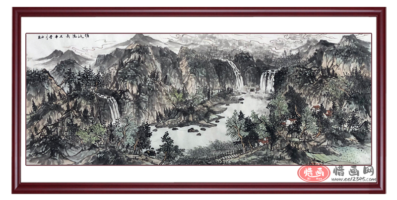 家居|您的家里是否也需要这样一幅聚宝盆山水画