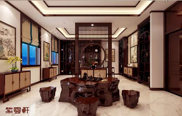 私人豪宅山中建，设计风格很独特，青山碧水掩风华