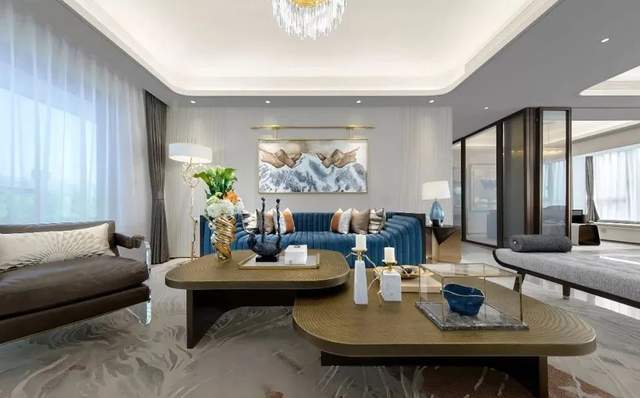 190平现代轻奢大平层设计,虽然简单但是却高级大方的精致与档次