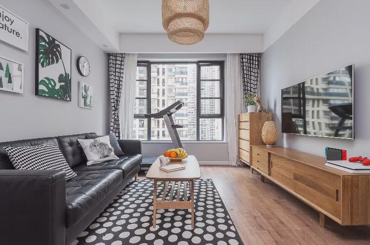 69平北欧风小户型二居室,从细节处展现出格调感!