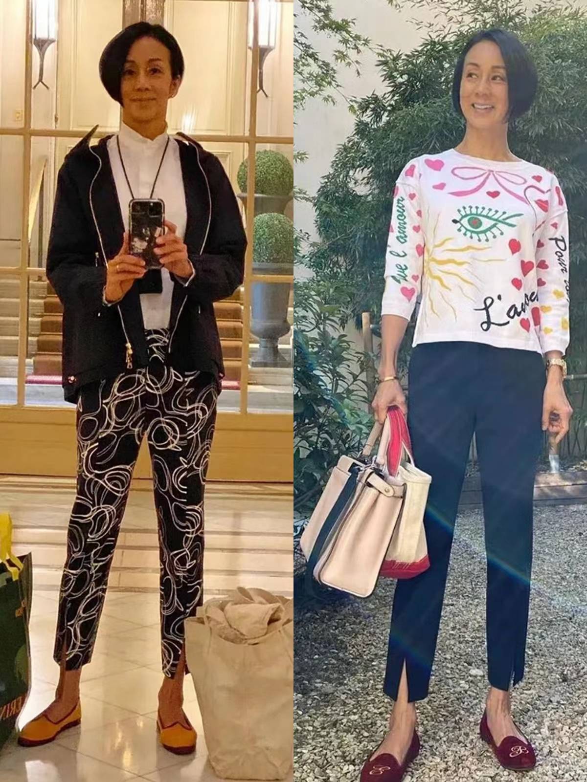 周洁琼 “剪短发”的中老年人，学学这位日本妈妈，优雅得体又有贵妇风范