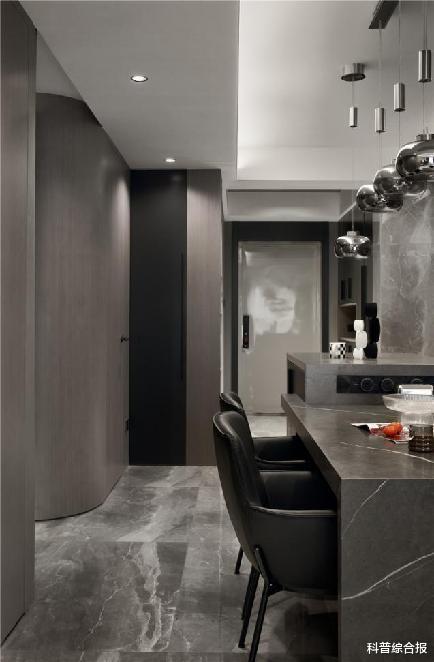 潮服花店设计师的Home,潮酷现代风121㎡二房改三房