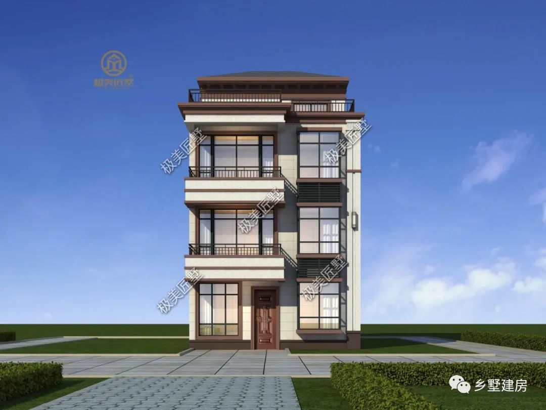 7.5X11.6米小开间喜欢中式这样建,简洁又大气