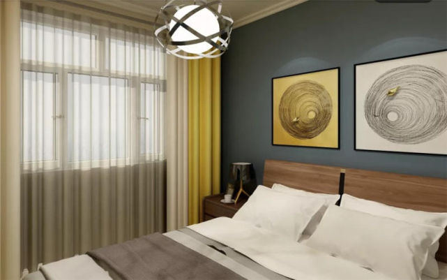 80平毛坯房整体装修,客厅的装扮太过抢眼,效果超亮