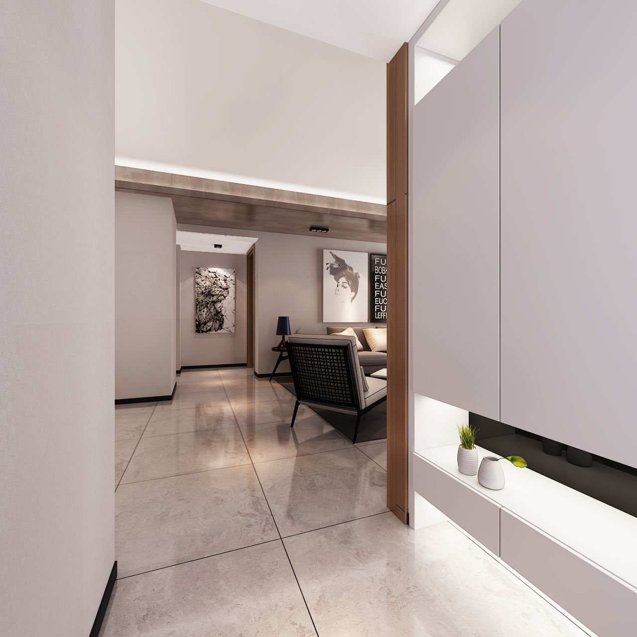 147平简约风四居室,一种舒适与实用空间