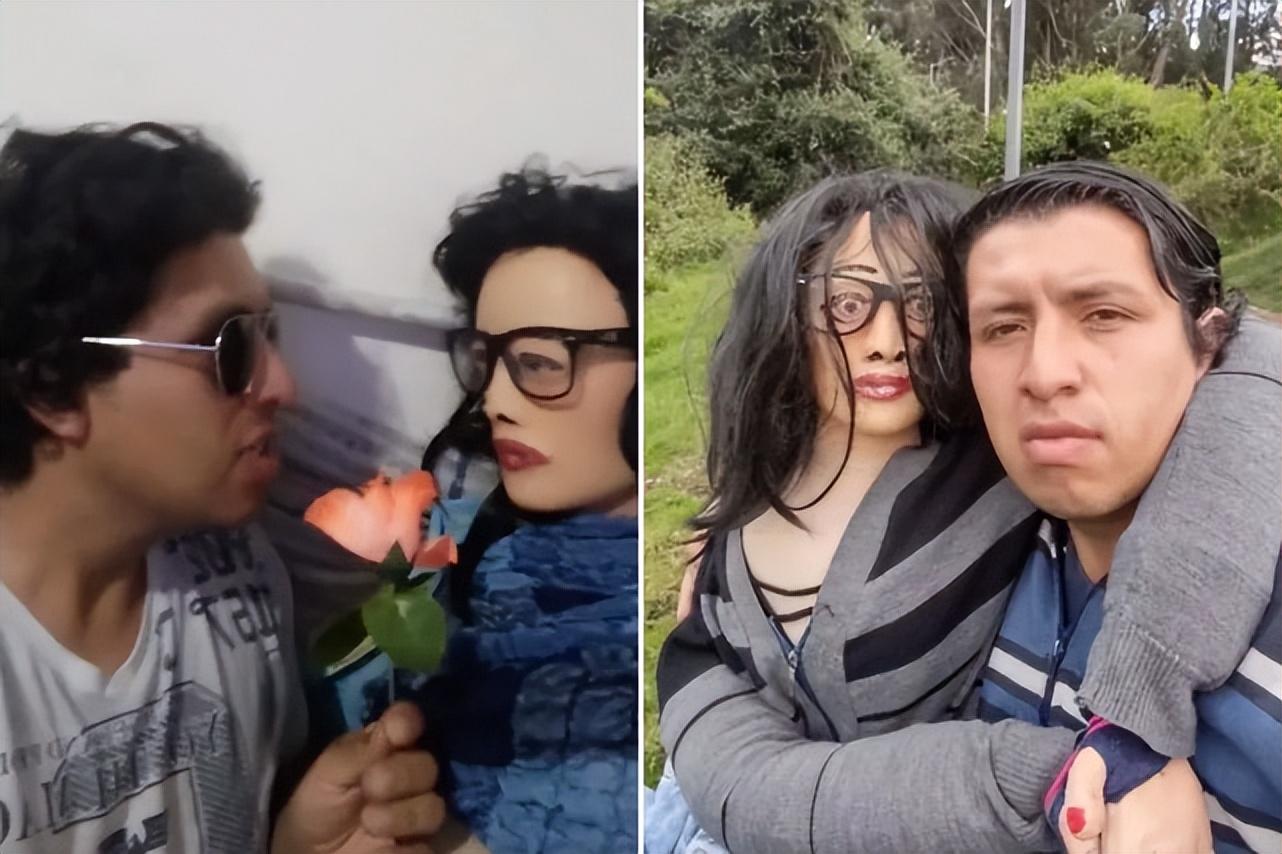 男子与布娃娃女友正筹备婚礼,画风诡异!