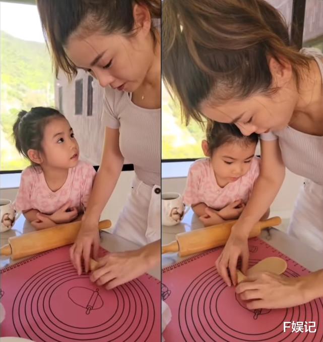 陈茵媺|陈豪一家人在家抗疫不无聊 陈茵媺和子女们一起制作面包和小蛋糕