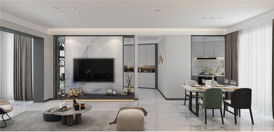 润城五区136m2|现代极简，吾心归处即是吾家！