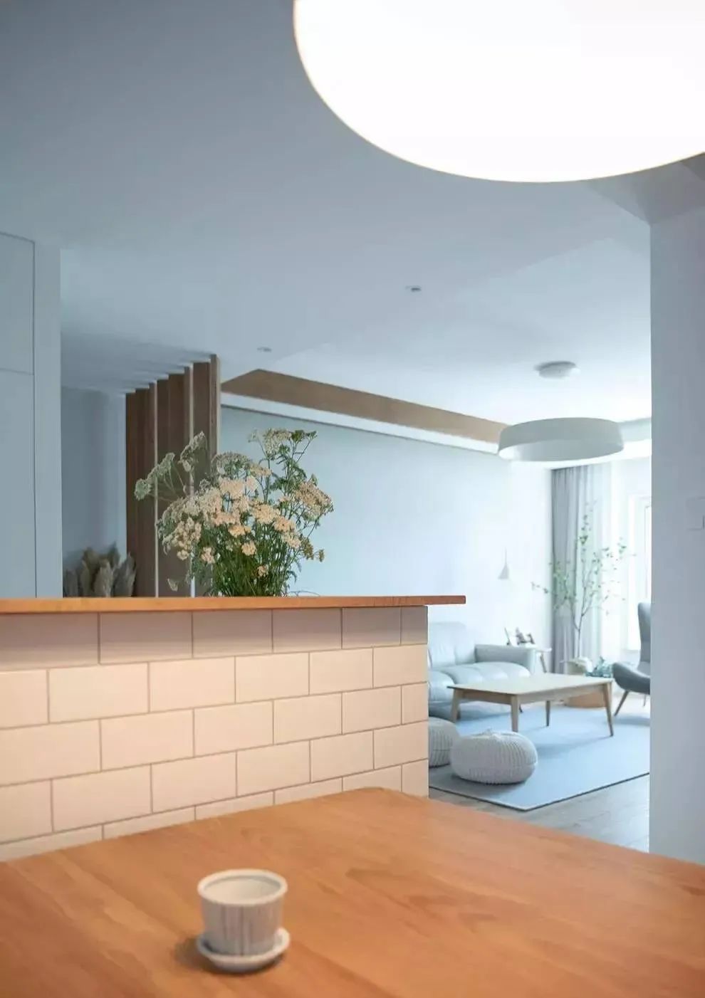 参观同事新房,一进门就被迷住,头一次见洗衣机放餐厅,晒晒