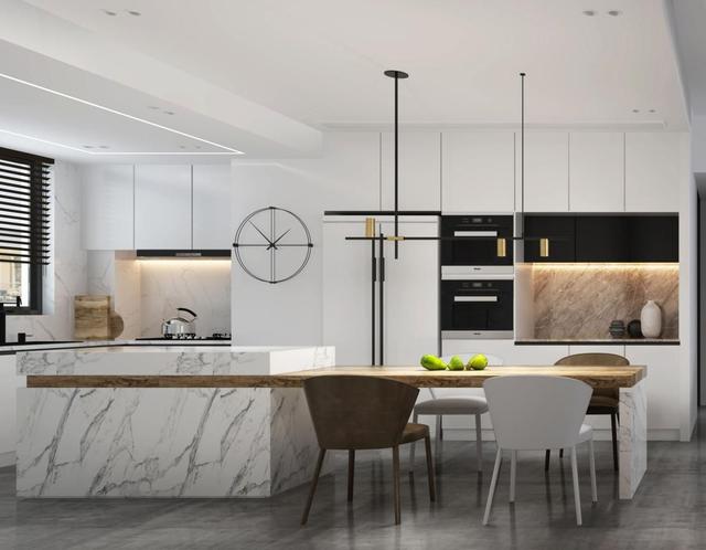 180㎡ 现代极简大平层,越简越自由