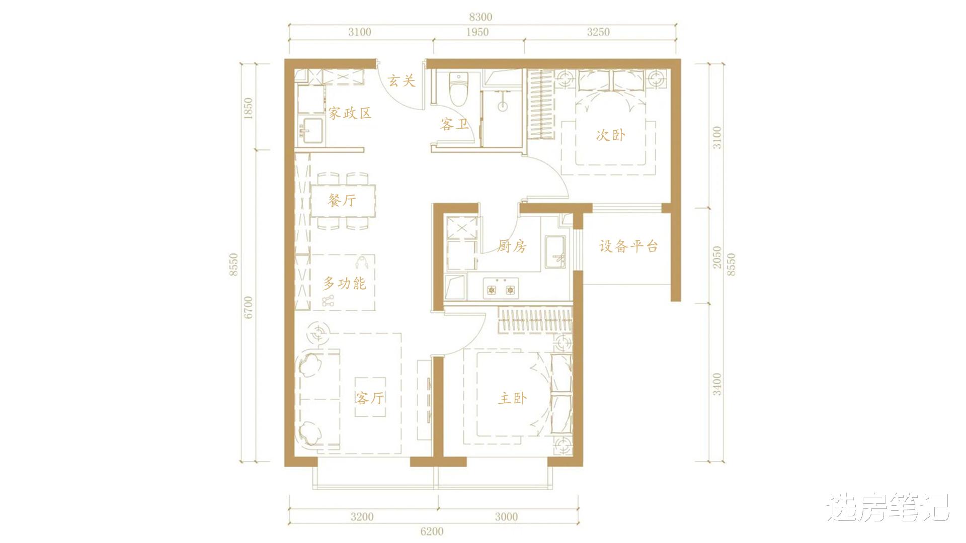 选房笔记:刚需界的天花板户型,到底长啥样?