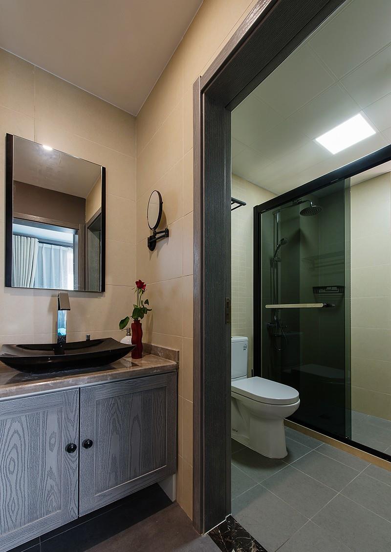 86㎡复古混搭新房完工,沙发背景墙贴文化砖,800块装出高级感!