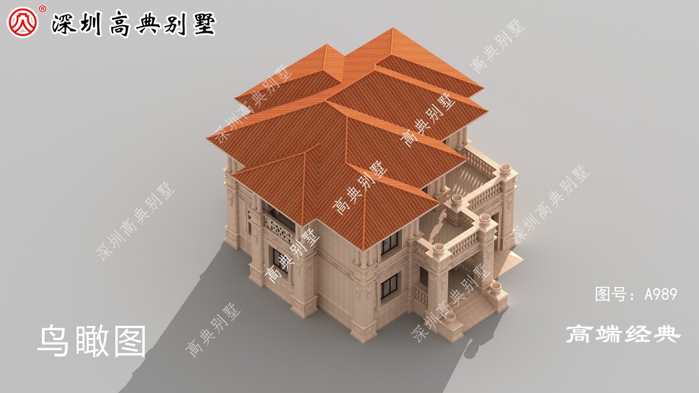 低调又奢华的,欧式石材别墅,两层照样气派