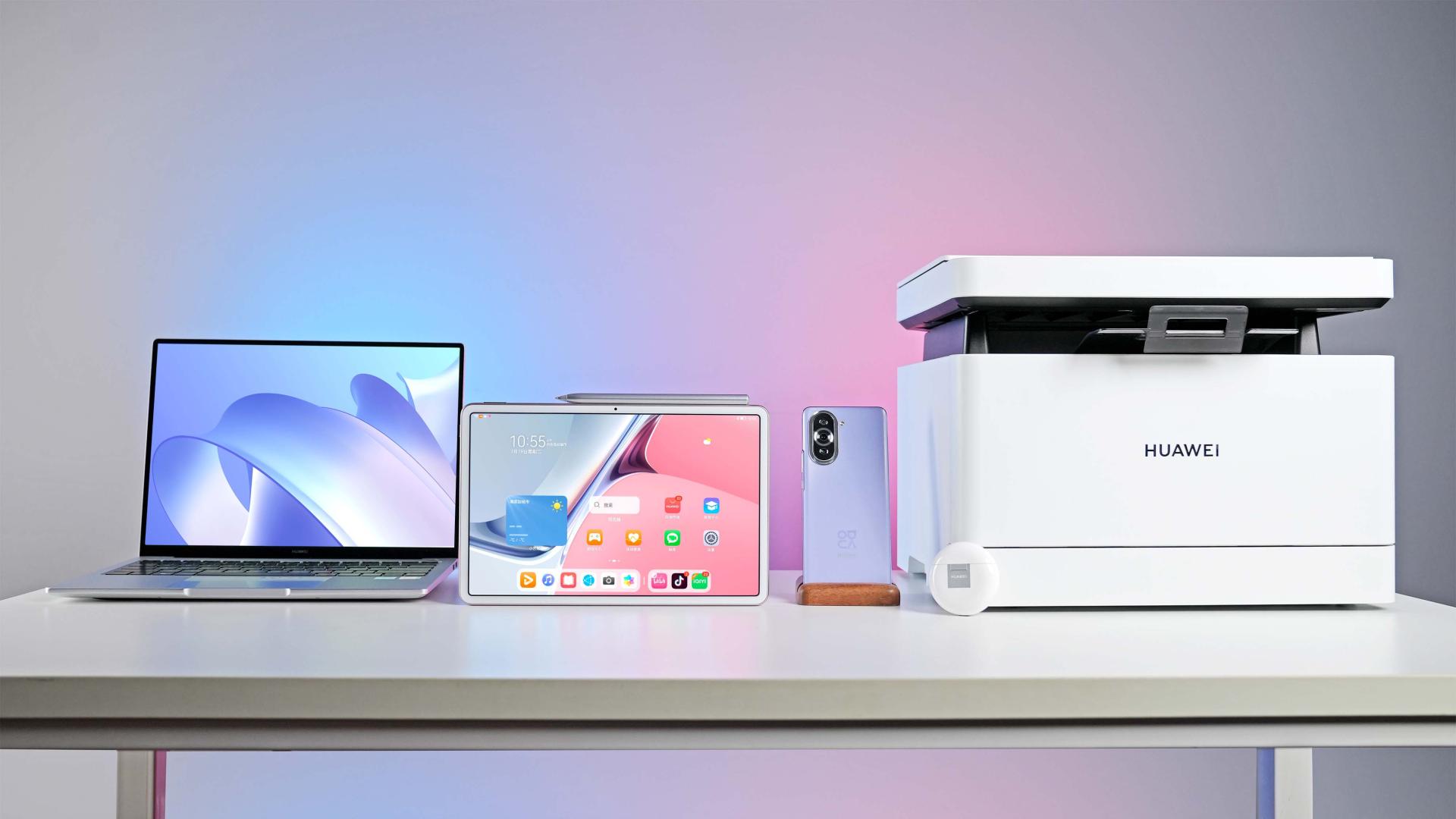 华为鸿蒙系统|华为MatePad 11樱语粉上手：鸿蒙全家桶，学习娱乐轻松搞定