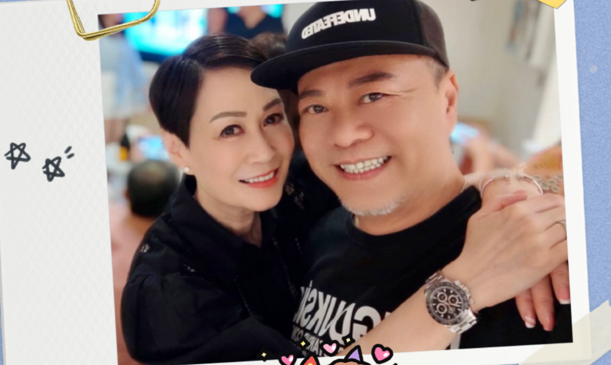 欧阳震华|欧阳震华夫妇高档酒店吃饭!戴金表喝香槟太潇洒,结婚26年没孩子