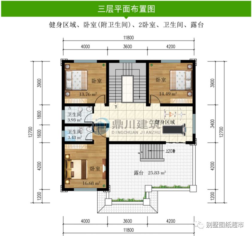 农村自建房,有个大露台就是方便,8套带露台的户型分享,实用