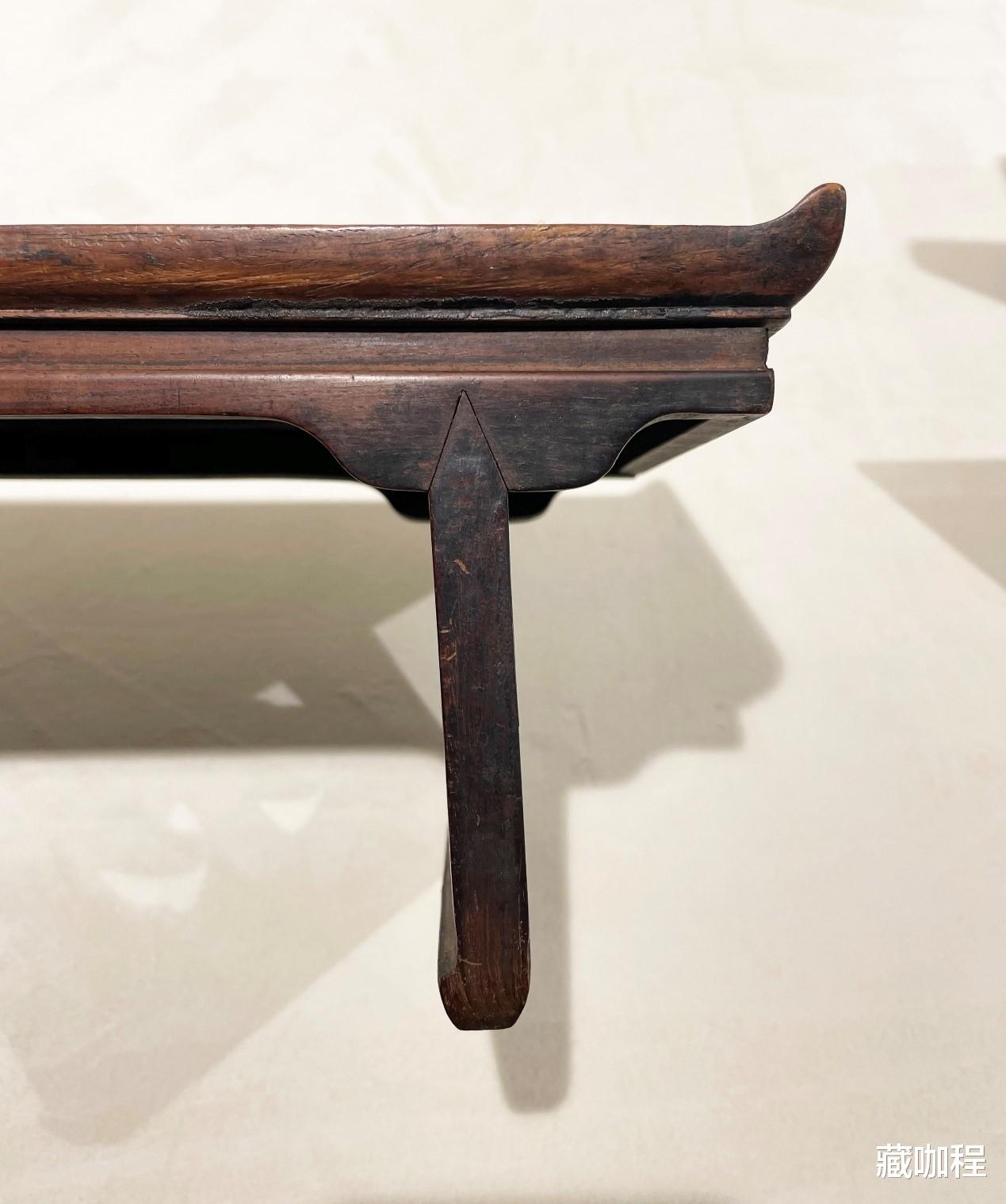 |费工比费料更难得，黄花梨灵芝纹翘头案小器大做