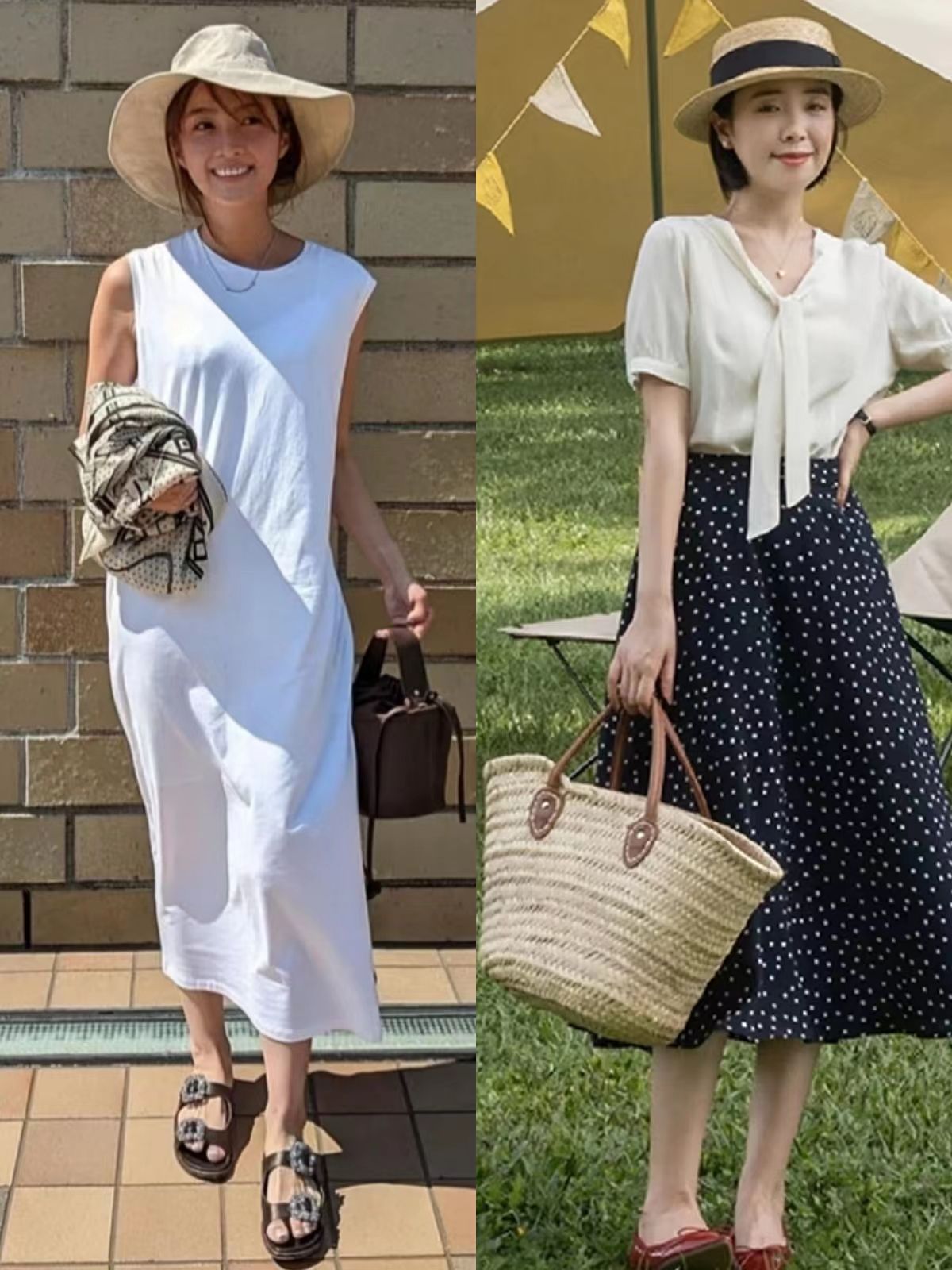 夏季穿白裙、白裤有多抬气质？看看这些时髦精就知道，洋气又高级