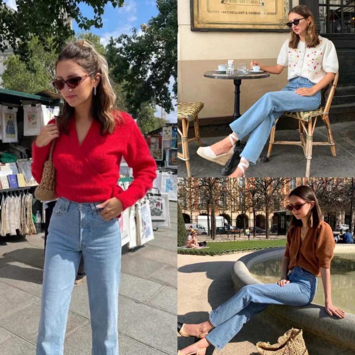 降温后“牛仔裤”就别再压箱底了,学会这些搭配思路,轻松变时尚