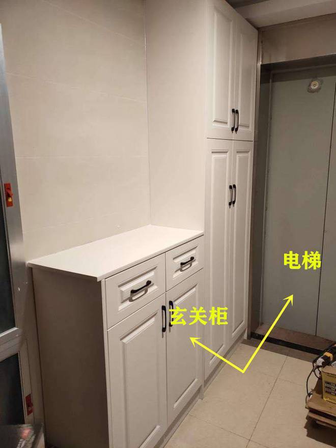 大平层一梯一户，电梯口的公摊面积可独享，每家都有权利装鞋柜？