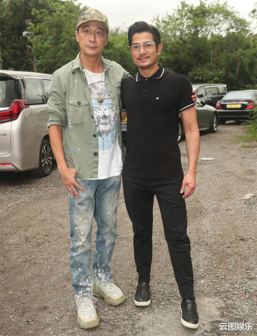 郭富城|四大影帝合作拍戏！郭富城留胡子男人味足，任达华手臂肌肉抢镜